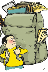 我的书包为什么这样沉