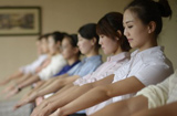 山西美女大学生竞聘空姐
