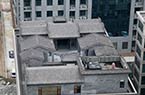 河南楼顶现"四合院"