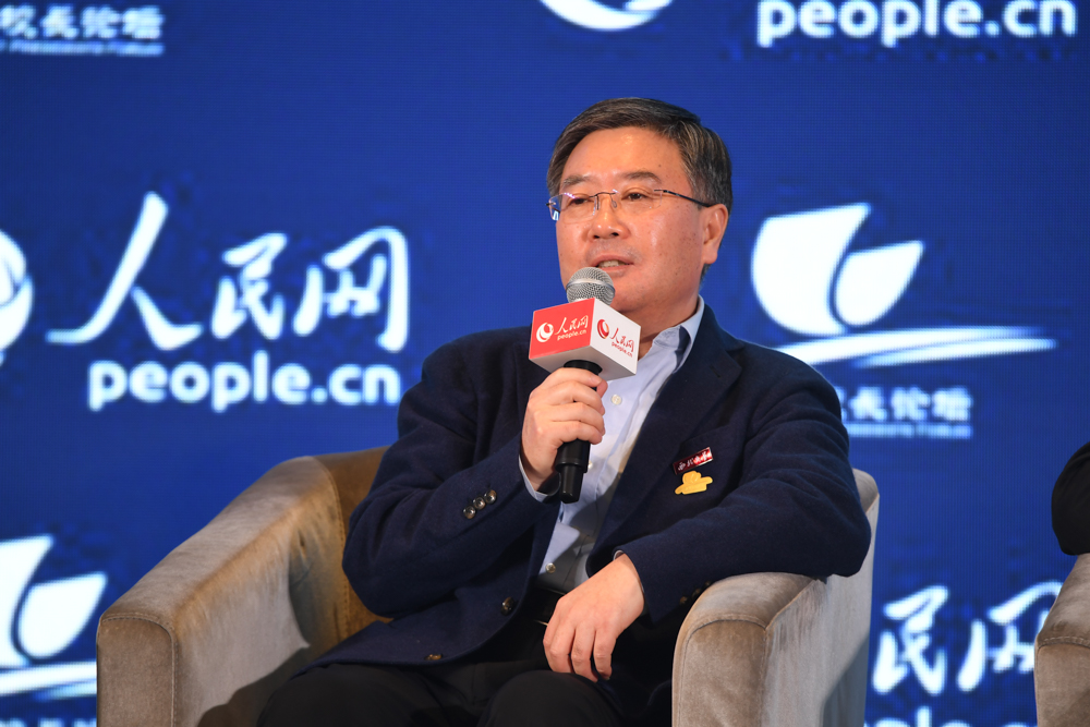 西北大學校長郭立宏。人民網記者 翁奇羽 攝