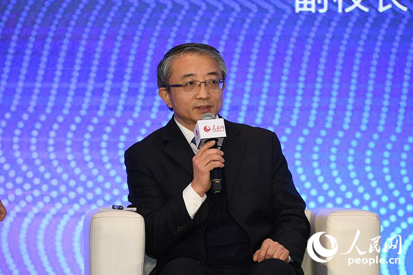北京大學黨委副書記安鈺峰。人民網記者 翁奇羽 攝