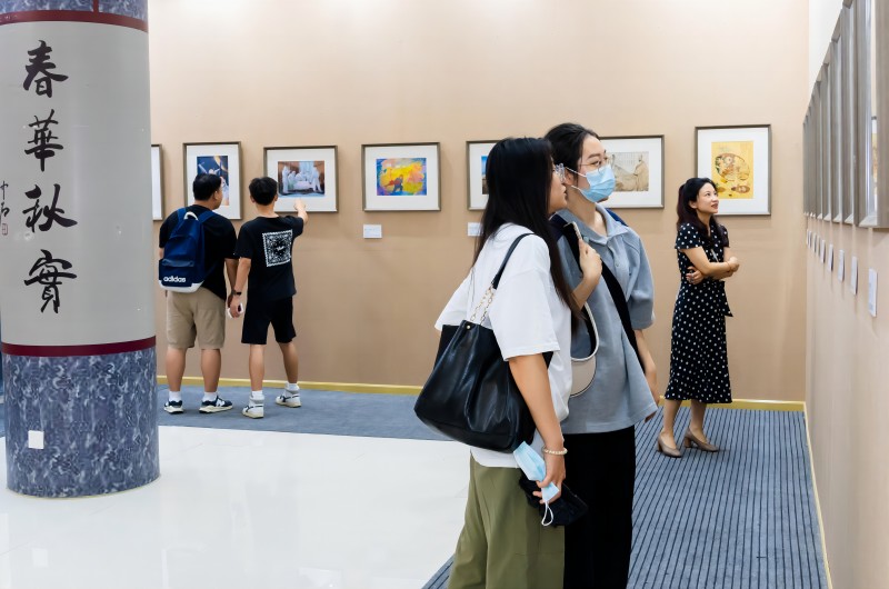 作品展現場。校方供圖