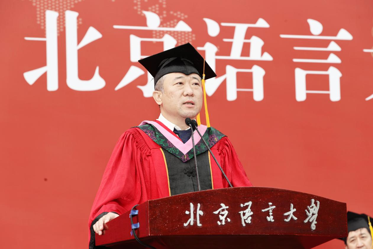 北京語言大學校長段鵬。校方供圖