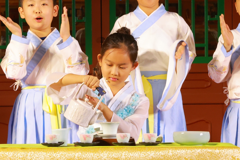 府學小學沉浸式“癸卯”中秋詩會現場。校方供圖