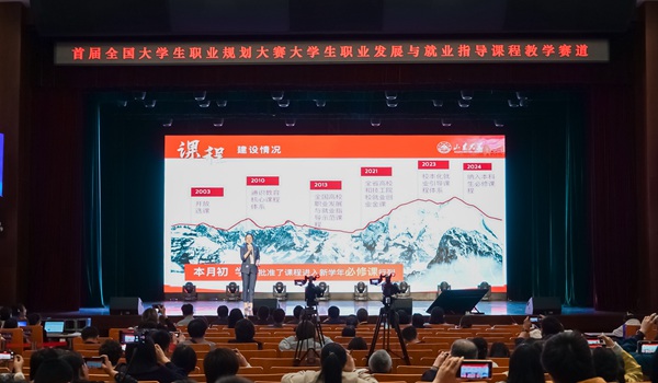 首屆全國大學生職業規劃大賽課程教學賽道總決賽舉行。人民網記者 李昉 攝