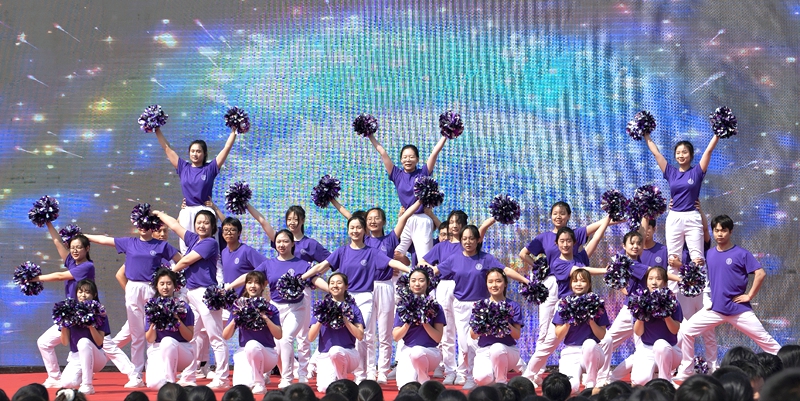 清華附中大興學校舉行建校五周年校慶活動。北京市大興區教育融媒體中心供圖