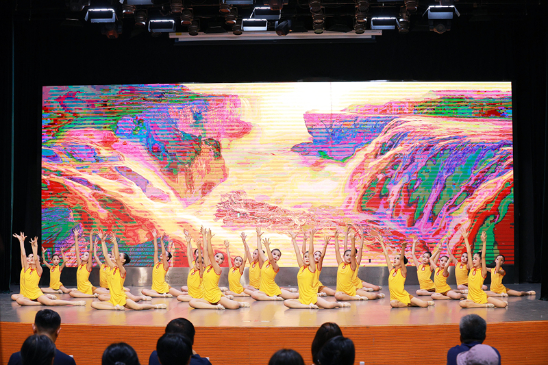 2025-2026學年金帆舞蹈團專場暨思政美育主題展演現場。北京市大興區教育融媒體中心供圖