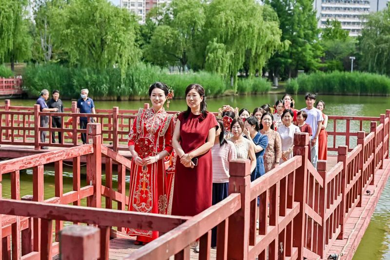2026年北京理工大學集體婚禮現場。學校供圖