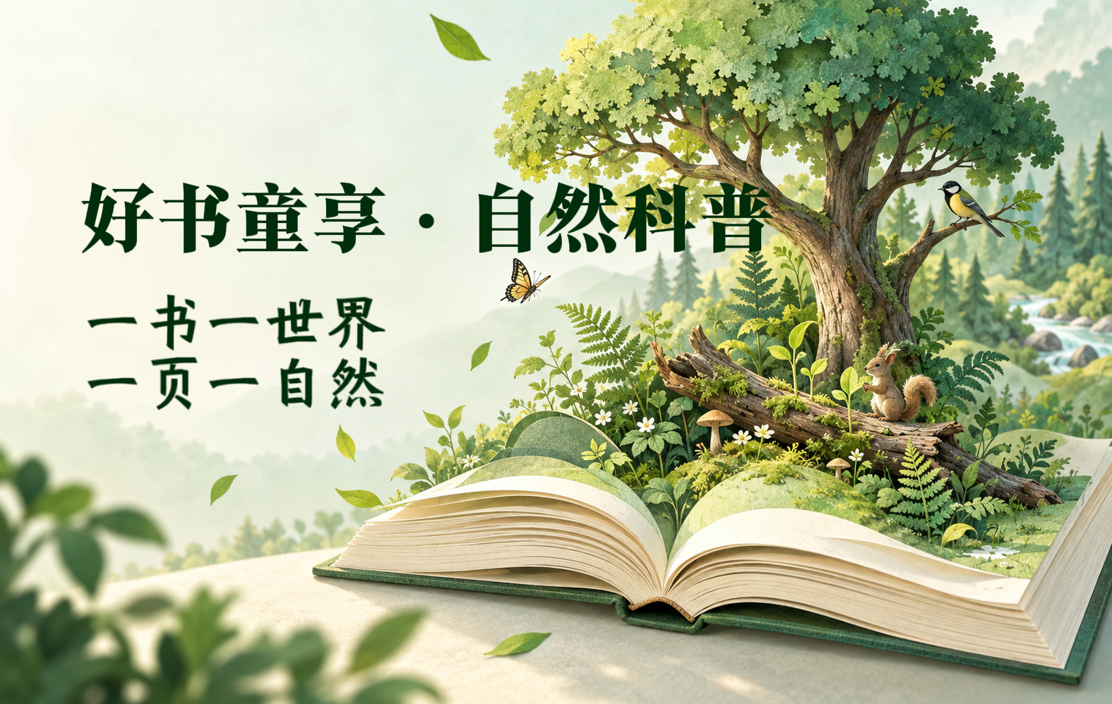 好书童享”自然科普：一书一世界，一页一自然