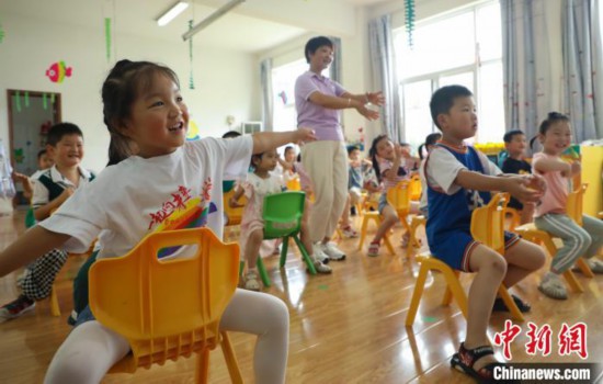 安徽肥西:幼兒暑托班快樂過暑假