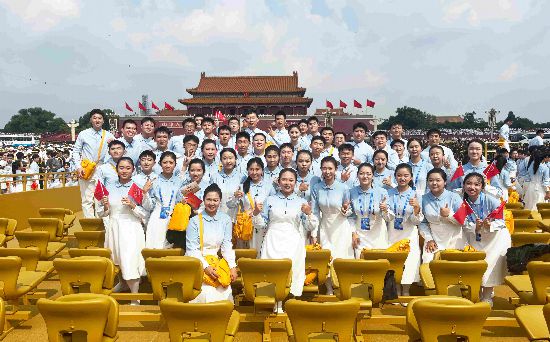 北京工業大學師生參與服務保障中國人民抗日戰爭暨世界反法西斯戰爭勝利80周年紀念活動